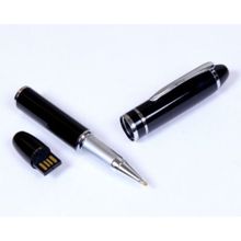 Недорогая черная флешка ручка