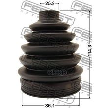 Пыльник Шруса Внешнего (Комплект) Pvc Audi A3 A3 Sportback (8p) 2003-2013 86.1*114.3*25.9 Мм Febest арт. 2317PB6