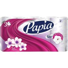 Papia Bali Flower 8 рулонов в упаковке 3 слоя