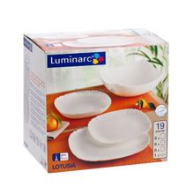 Столовый сервиз Luminarc LOTUSIA 19 предметов 6 персон H1792