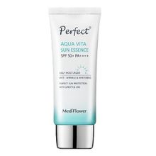 Эссенция увлажняющая солнцезащитная SPF50+ PA++++ Medi Flower Perfect Aqua Vita Sun Essence 50мл