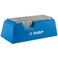 Брусок с алмазным напылением четырехсторонний Зубр 33397-150-50 (P 200 300 400 600, 150х50мм)