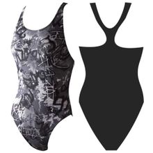 Купальник детский спортивный Atemi BG4 17 32 черно-серый