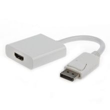 Адаптер DisplayPort M - HDMI F, белый, Gembird (A-DPM-HDMIF-002-W)