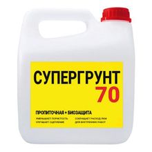 Супергрунт 70 + Антисепт 10 кг