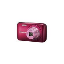 Olympus vh-210 14.5mpix красный  5x 3" 720p 35mb sdhc li-70b металлический корпус