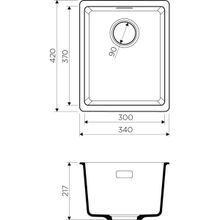 Omoikiri Kata 34-U-BL