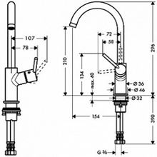 Смеситель Hansgrohe Talis 32082000 для раковины