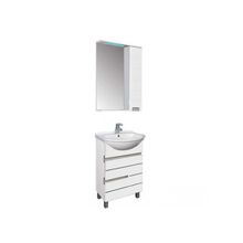 Aquanet Мебель для ванной Доминика 60 (белый) - Зеркало Доминика 60 LED белое
