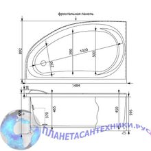 Панель фронтальная Aquanet Maldiva 150 L