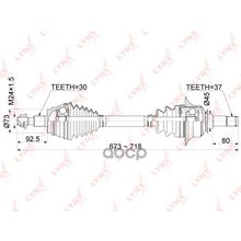 Привод В Сборе | Перед Лев| Mercedes Benz Ml Gl-Class (W166, X166) Ml250cdi-Ml500 12-   = Fr Lh LYNXauto арт. CD1082