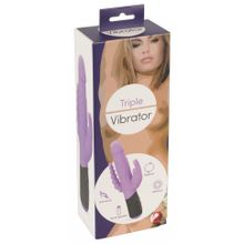 Сиреневый тройной вибратор Triple Vibrator - 22,2 см. (234725)