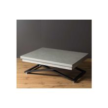 Слайн Стол-трансформер Левмар Cross P02 S53 Гриджио черный