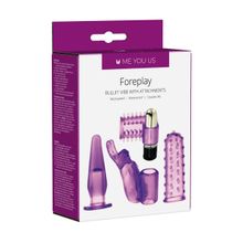 Me You Us Фиолетовый вибронабор Foreplay Couples Kit (фиолетовый)