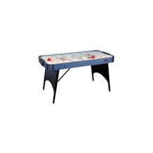 Игровой стол - аэрохоккей "Blue Ice" 5 ф (черно-голубой)