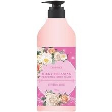 Deoproce Milky Relaxing Perfumed Body Wash Cotton Rose 750 мл