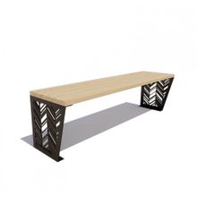 Банкетка садовая «ГАРНИЗОН» (1,5м)