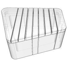 Скамейка бетонная UNI RBT