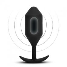 Черная вибропробка для ношения Vibrating Snug Plug 5 - 16,5 см. (246905)