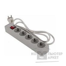 Sven Фильтр Optima Base 5 м 5 розеток серый, пакет SV-013998