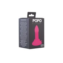 Розовая анальная втулка с широким основанием POPO Pleasure - 11,9 см. Розовый