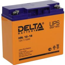 Аккумулятор Delta HRL 12-18 (12V, 17.8Ah)