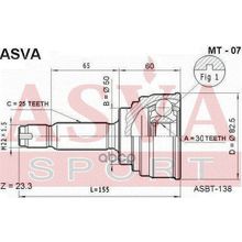 Шрус Внешний Mitsubishi  Mirage Lancer C53 C63 Colt(C5a) 30*50*25 Мм ASVA арт. MT07