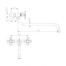 Смеситель Lemark Duetto LM5751C для ванны