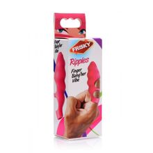 Розовая насадка на палец Finger Bang-her Vibe с вибрацией Розовый