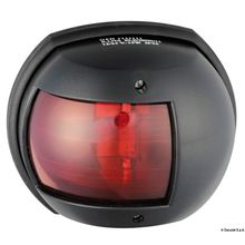 Osculati Maxi 20 black 12 V 112.5° red navigation light, 11.411.01