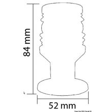 Osculati Utility 88 black 360° mooring navigation light, 11.412.06