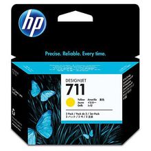 Картридж HP 711 (CZ136A) желтый