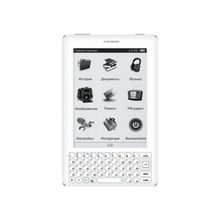 Электронная книга Digma s602 HD Pearl White + Библиотека 14000 книг