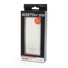 Внешний аккумулятор ROBITON POWER BANK Li14-W белый серебристый BL1