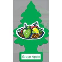 Ароматизатор Елочка Little Trees U1P-10316-RUSS Зелёное яблоко Green Apple