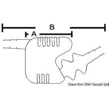 Osculati Exhaust muffler 115 HP, 51.371.00