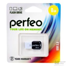 Perfeo USB Drive 8GB M02 White PF-M02W008