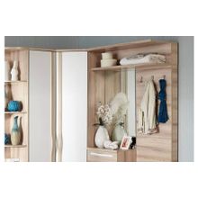 Алмаз. Любимый дом Марта Тумба комбинированная с зеркалом (Белый Дезира Эш)