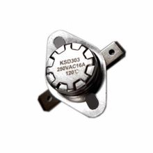 Термостат KSD303 16A, 120°С, биметаллический, самовозвратный, 316120
