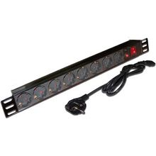 TWT-PDU19-10A8P-1.8 Блок розеток 19 8 шт., 10A 250V, без шнура питания