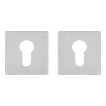 Накладки под цилиндр прямоугольные Tupai 1999-96 кл хром матовый