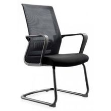 Кресло офисное Интер CF черная краска черная сетка черная ткань