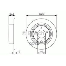 Диск Тормозной | Зад | Bosch арт. 0986479R07