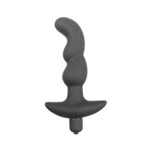 Bior toys Чёрный анальный вибратор Sexual Health and Pleasure - 11,8 см.