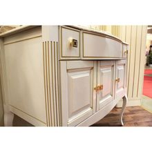 Opadiris Тумба с раковиной Лаура 100 белая, мраморная столешница