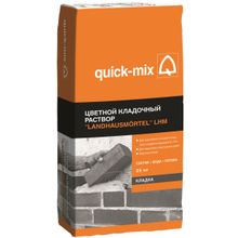 Quick-Mix Landhausmortel LHM 25 кг графитово черный