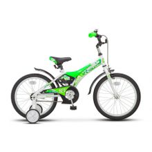 Детский велосипед STELS Jet 18 Z010 белый салатовый 10" рама