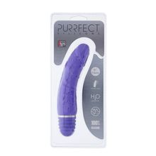 Dream Toys Фиолетовый вибратор PURRFECT SILICONE VIBRATOR 6INCH PURPLE