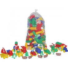 Конструктор Строитель (287 элементов) (в пакете)