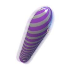 Фиолетовый вибратор Sweet Swirl Vibrator - 21,3 см. Фиолетовый